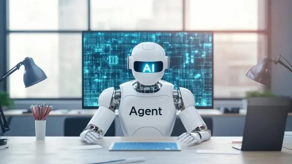 AI agent concept image